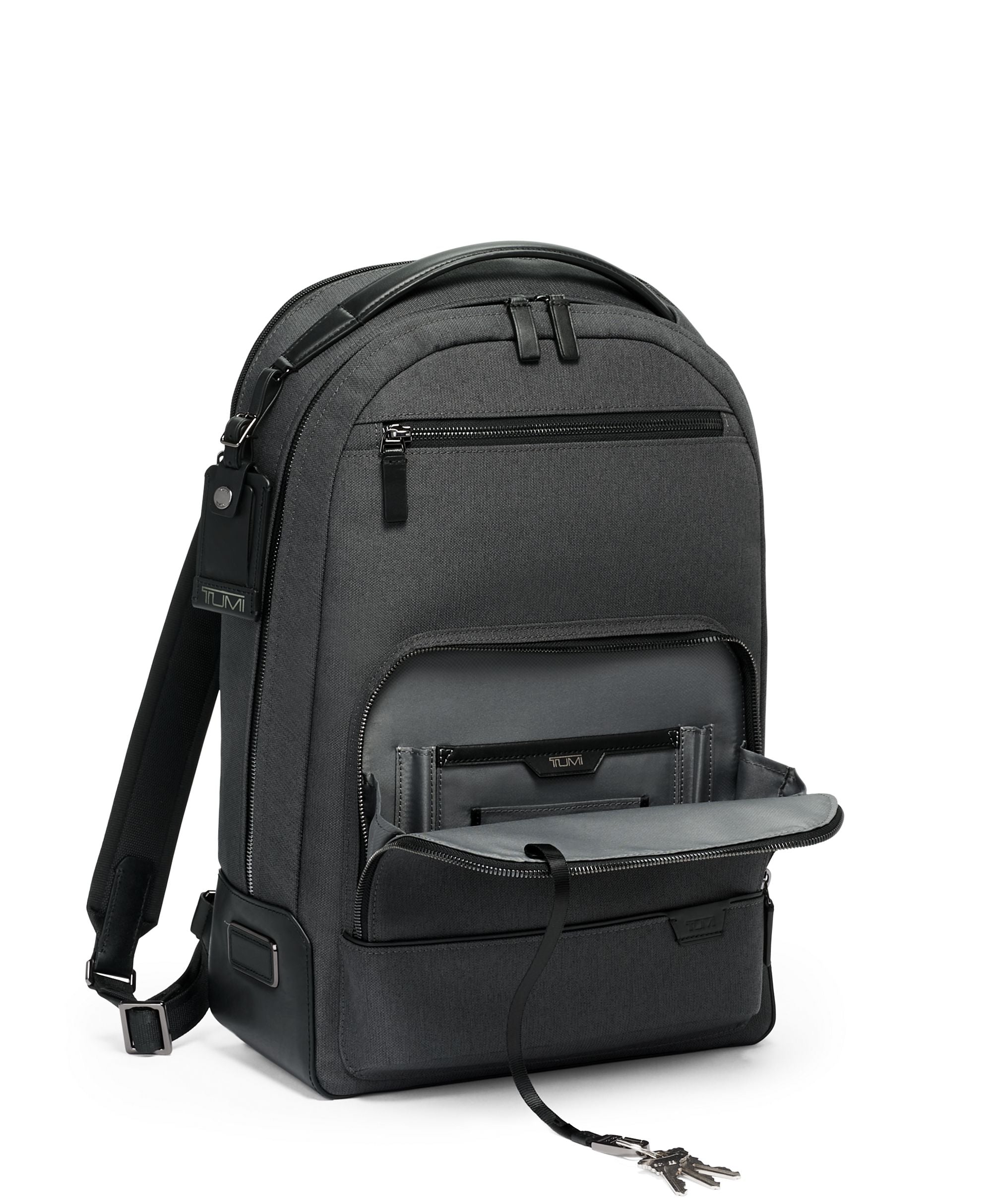 Tumi Harrison Warren Backpack - Durable Laptop Backpack for Men & Women, Water-Resistant Travel & Business Backpack with USB Charging Port - Perfect for Commuting, Work, School & Outdoor Adventures