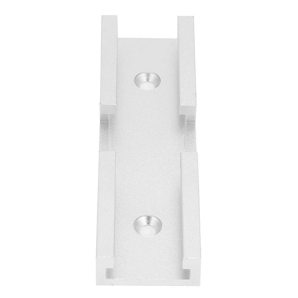 Aluminum Alloy T-Track Connector - Heavy Duty T Slot Miter Track Jig Fixture for Router Table | DIY Woodworking Accessories & Power Tool Parts | Perfect for Joinery, Cabinet Making, and Workshop Projects