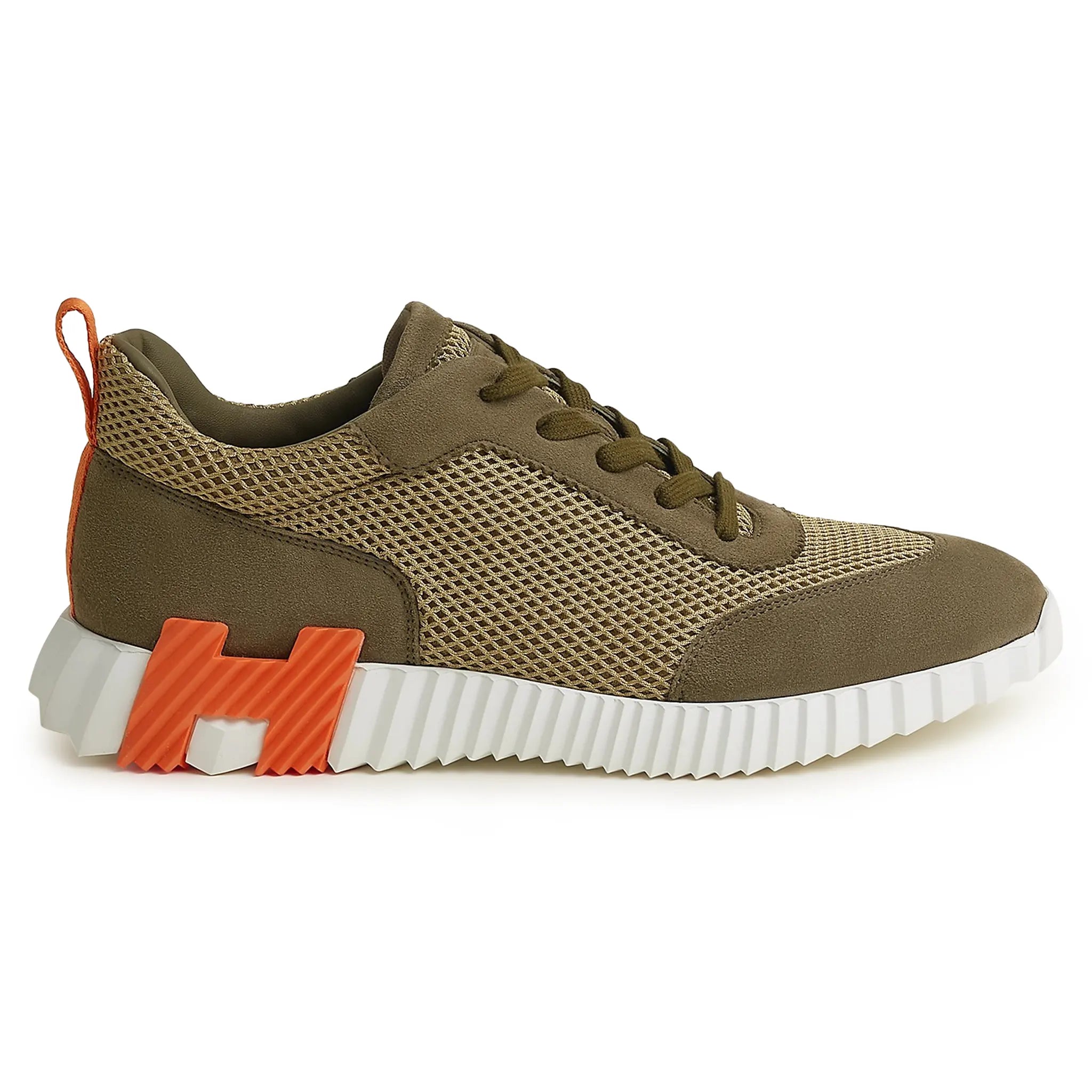 Hermès Paris Bouncing Sneakers for Men - Green Luxury Casual Shoes | Perfect for Streetwear, Office & Everyday Fashion