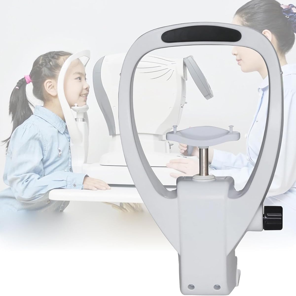 Optometry Forehead Rest & Head Support for Eye Training - Compatible with Auto Refractometer & Optical Instruments - Perfect for Vision Therapy, Eye Exams & Optometric Equipment Accessories