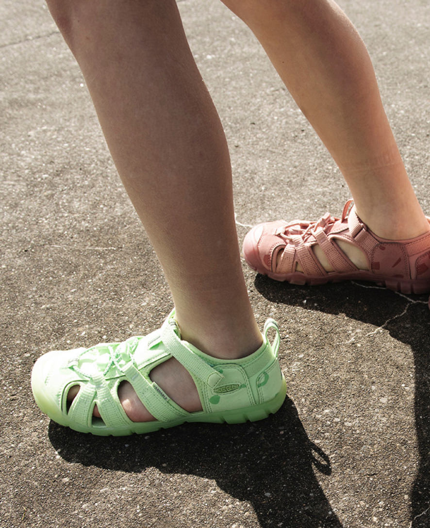 Little Kids' Seacamp II CNX Sandal by Namuk - Dark Rose | Water-Friendly Comfort for Beach, Pool & Outdoor Adventures