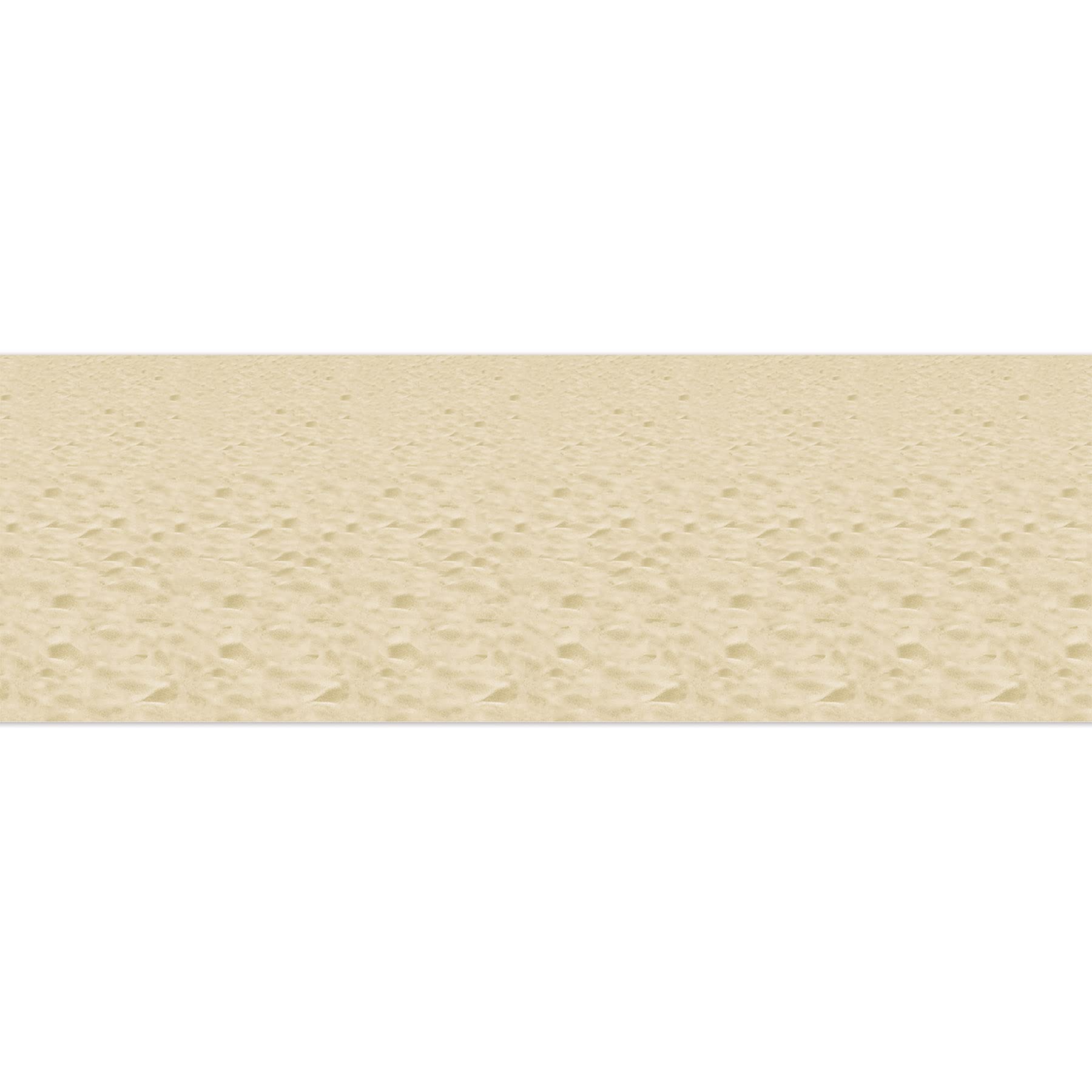 Beistle 4' x 30' Beach Sand Wall Backdrop - Tropical Photo Backdrop for Luau & Hawaiian Parties | Easy-to-Apply Wall Covering | Perfect for Beach Themed Decorations, Birthday Parties & Summer Events