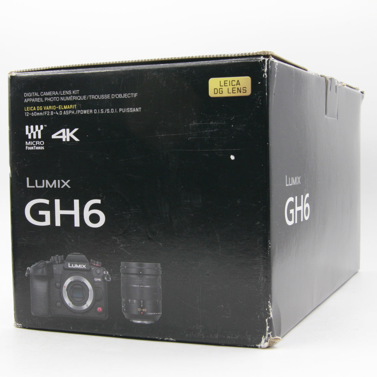 Panasonic Lumix GH6 Mirrorless Camera with 12-60mm f/2.8-4.0 Leica Lens - Open Box Excellent Condition | Perfect for Vlogging, Travel Photography & 4K Video Shooting