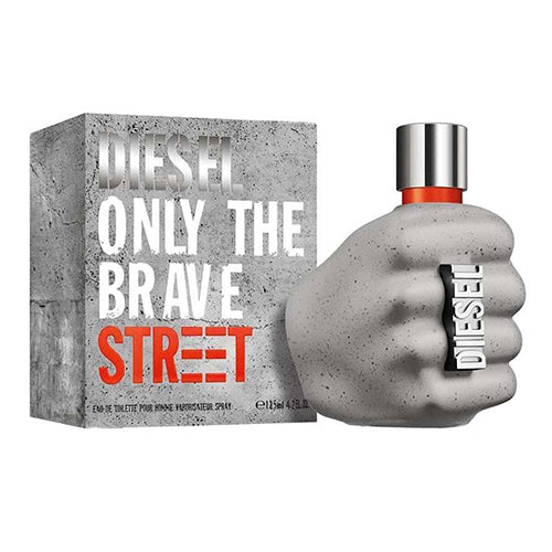 Diesel Only The Brave Street 125ml EDT for Men - Fresh Woody Fragrance for Day & Night Wear, Work & Social Events
