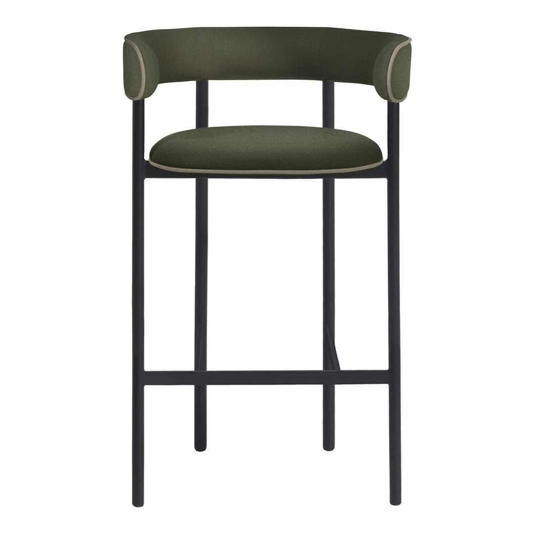 Modern Font Bar Stool with Arms - Adjustable Height Counter Stool for Kitchen Island, Breakfast Bar & Home Decor - Comfortable & Stylish Seating Solution