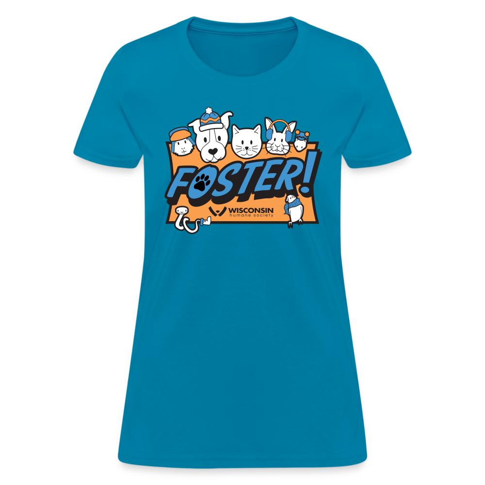 Foster Winter Logo Contoured T-Shirt for Men & Women - Cozy Graphic Tee for Cold Weather, Casual Outfits, and Holiday Gifting