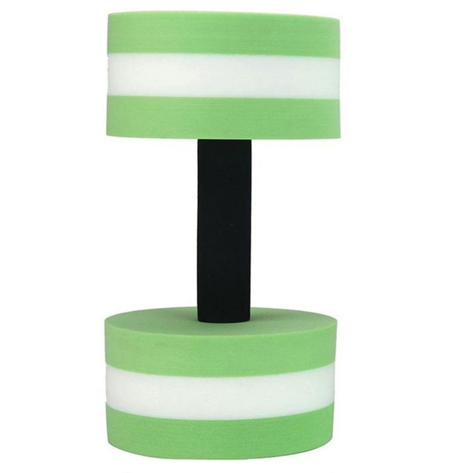 CHDWEY Floating Dumbbell for Water Aerobics - Lightweight Foam Pool Dumbbells for Swimming, Water Yoga & Fitness - Automatic Float Aqua Barbell (Green) - Perfect for Pool Workouts, Hydrotherapy & Home Exercise