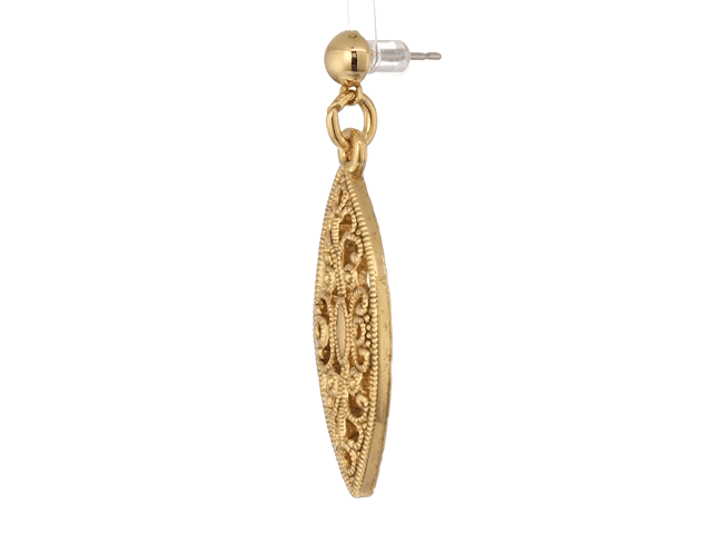 Vintage 1928 Art Deco Inspired Filigree Drop Earrings - Dangle Post Earrings for Women, Perfect for Weddings, Parties & Evening Events