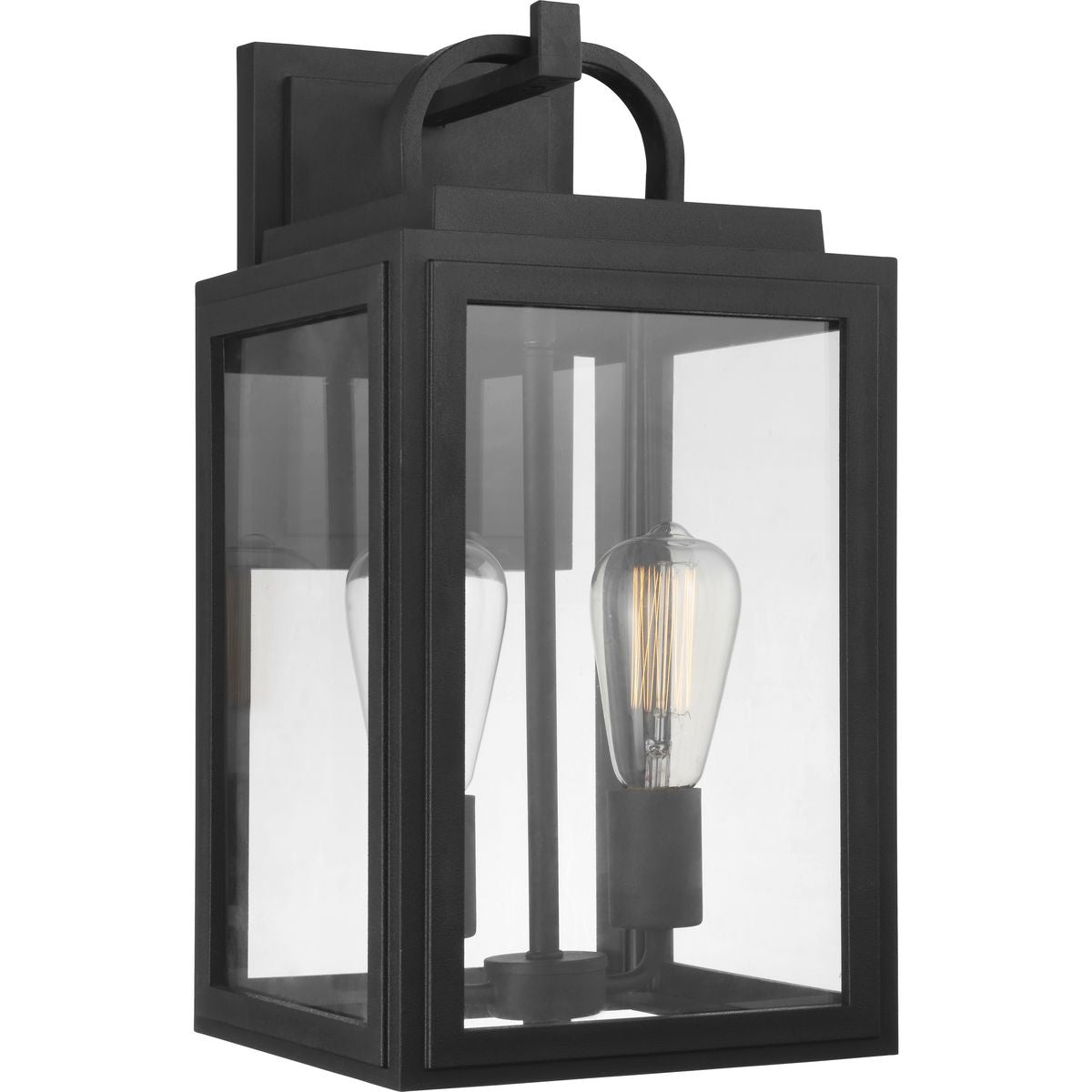 Grandbury Collection Two Light Outdoor Wall Lantern with DURASHIELD Technology - Weatherproof Exterior Lighting for Porch, Patio, and Garden Decor
