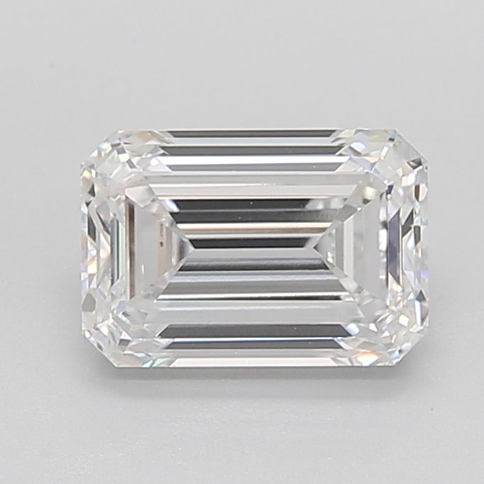 3.53 Carat D Color VVS2 Clarity Emerald Cut Lab-Grown Diamond for Engagement Rings & Fine Jewelry
