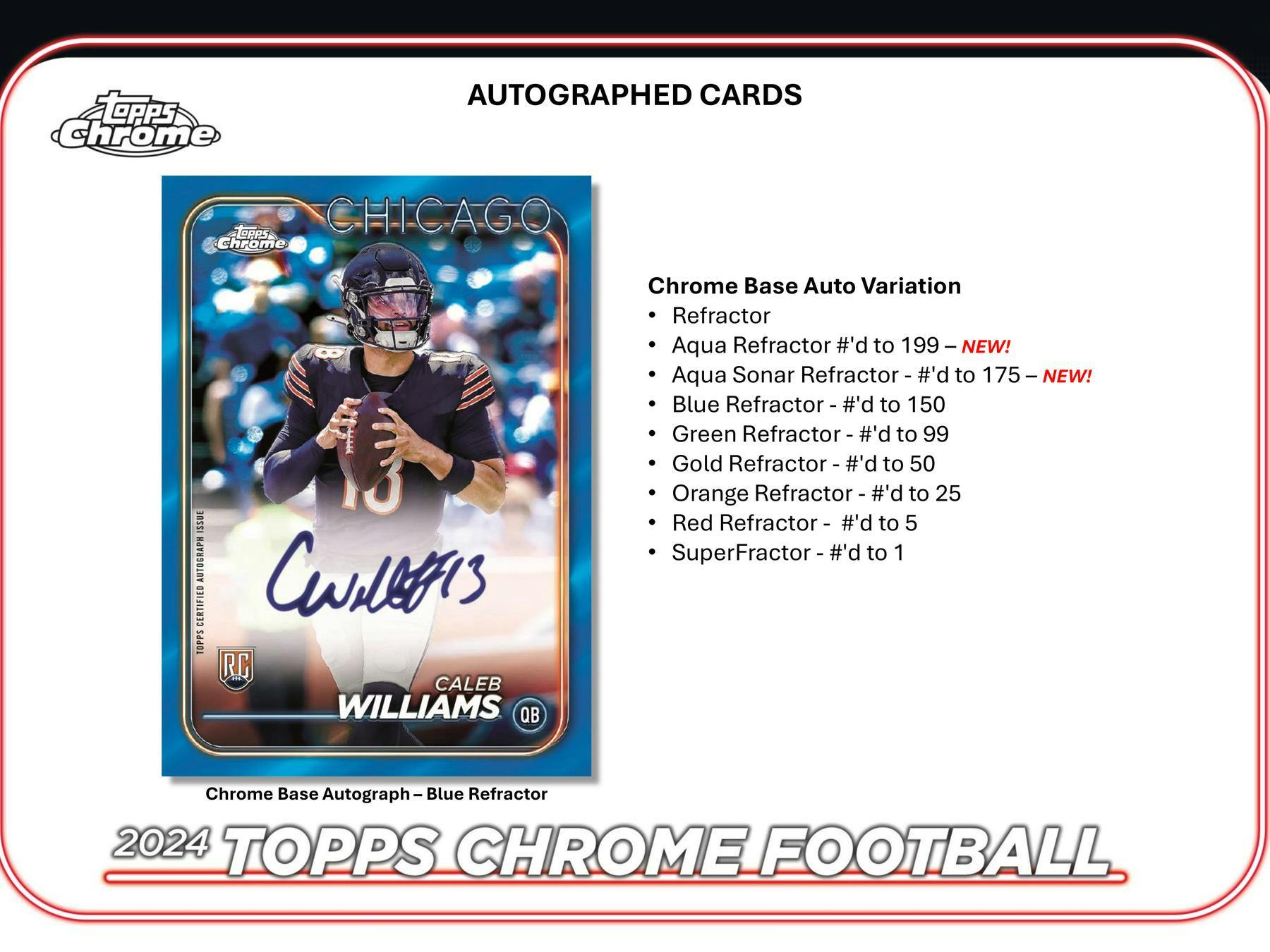 2024 Topps Chrome Football Mega Box - Premium Trading Cards for NFL Fans & Collectors - Perfect for Gifts, Investments, and Fantasy Football Enthusiasts