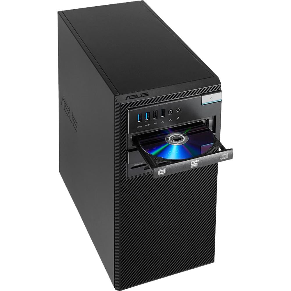 ASUS Mid Tower Gaming Desktop PC - AMD Radeon R7, 16GB RAM, 1TB HDD, Windows 10 (Black) D415MT A46300005F | Perfect for Gaming, Streaming & Home Office Work