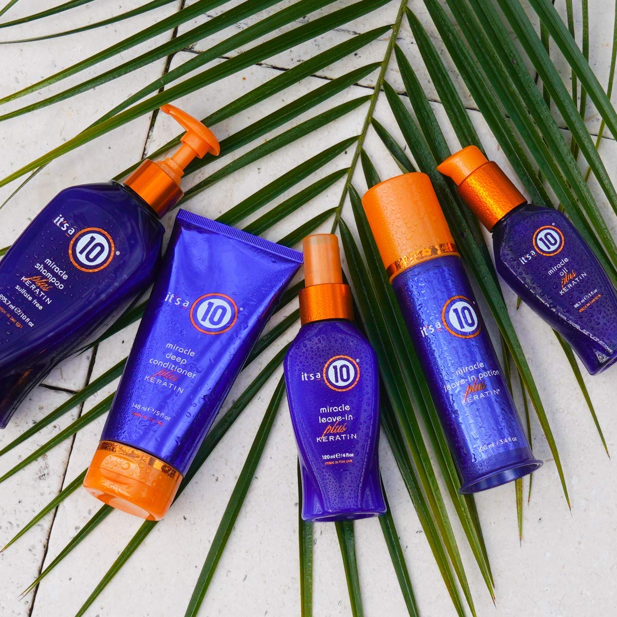 It's a 10 Miracle Hair Oil with Keratin - 3 fl oz (6 Pack) | Leave-In Treatment for Damaged Hair, Split Ends & Frizz Control | Perfect for Daily Use, Styling & Heat Protection