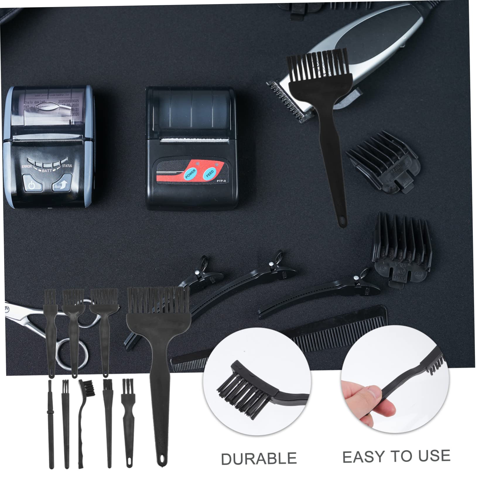 16Pcs Electric Shaver Cleaning Brush Kit - Black for Trimmer & Razor Care