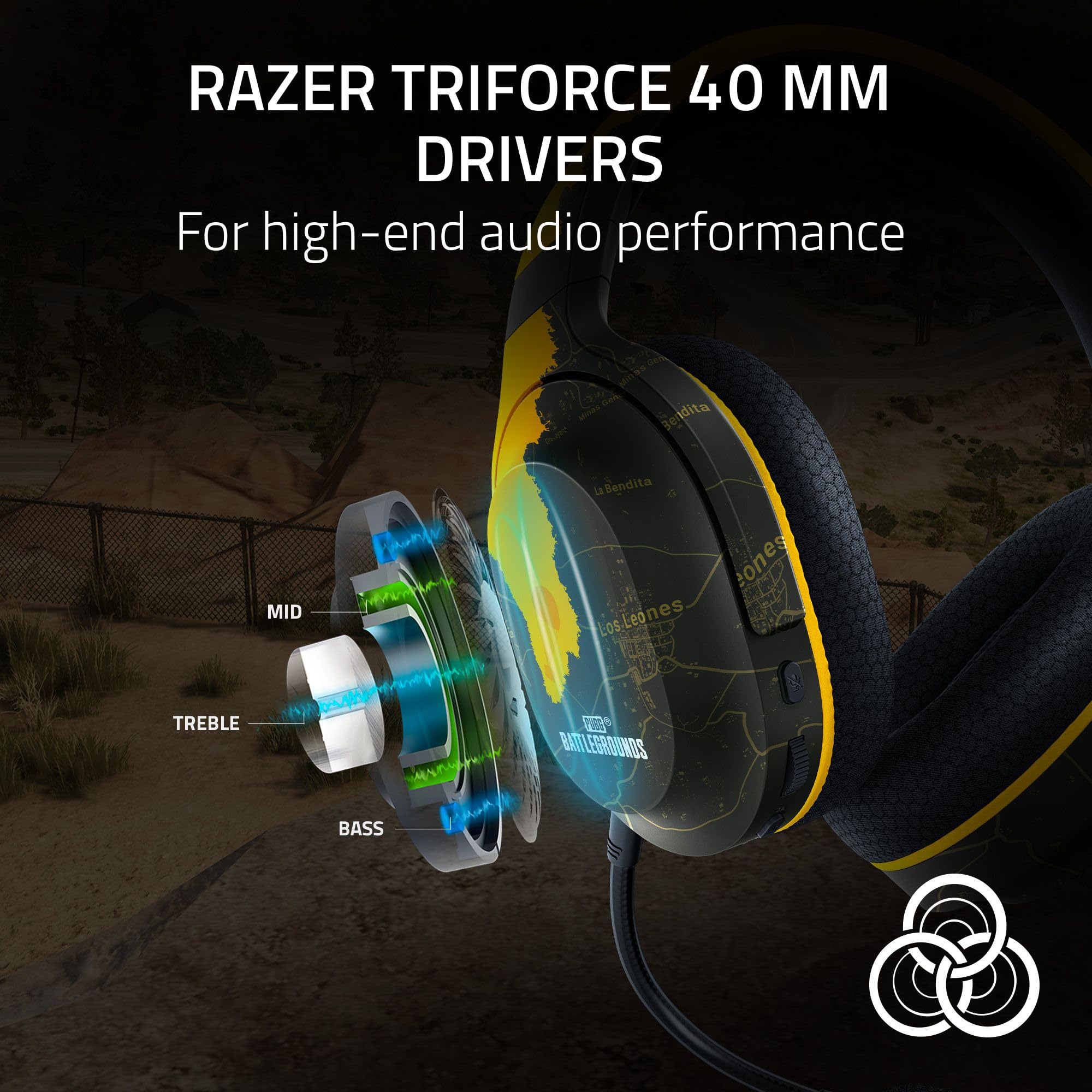 Razer Barracuda X Wireless Gaming Headset - Multi-Platform Headphones for PC, PS5, Switch & Mobile | SmartSwitch Dual Wireless, 50H Battery, USB-C Charging | PUBG Edition with Noise-Cancelling Mic | Perfect for Esports, Streaming & Online Meetings