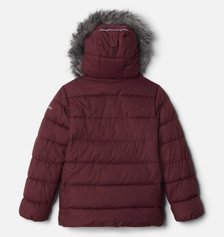 Columbia Arctic Blast Girls Ski Jacket - Waterproof Winter Jacket for Kids, Insulated Snow Coat in Malbec Color | Perfect for Skiing, Snowboarding & Cold Weather Outdoor Activities