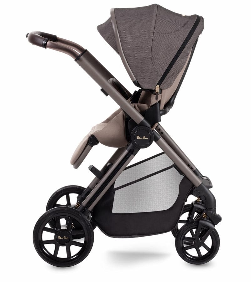 Silver Cross Reef Stroller with Folding Bassinet - Lightweight Compact Travel Baby Stroller for Newborns & Toddlers - Perfect for Shopping, Travel & Daily Walks