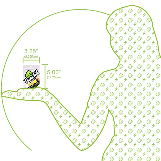 Punch'd Energy All Natural Caffeine Gummies - 10 Gummies (100mg Caffeine per Pack) | Box of 10 | Clean Label Green Coffee Energy Chews | Ultra Low Glycemic, Low Calorie with Vitamin C | Perfect for Workouts, Studying & Travel