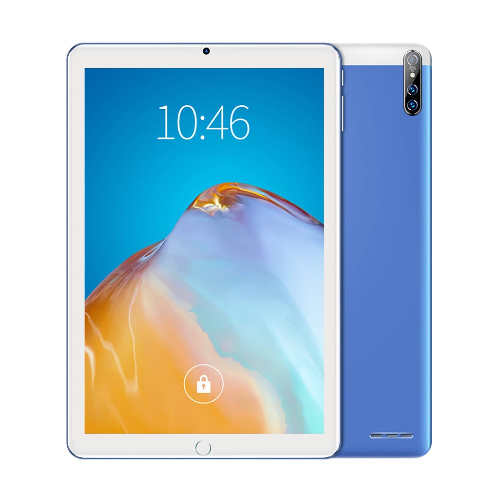 8 Inch Android 6 Tablet with 3G Phone Calling - 16GB Storage, Dual SIM, 5MP Camera, WiFi, Bluetooth, GPS - Quad Core HD Touchscreen Refurbished Tablet (Blue) - Perfect for Travel, Business & Entertainment