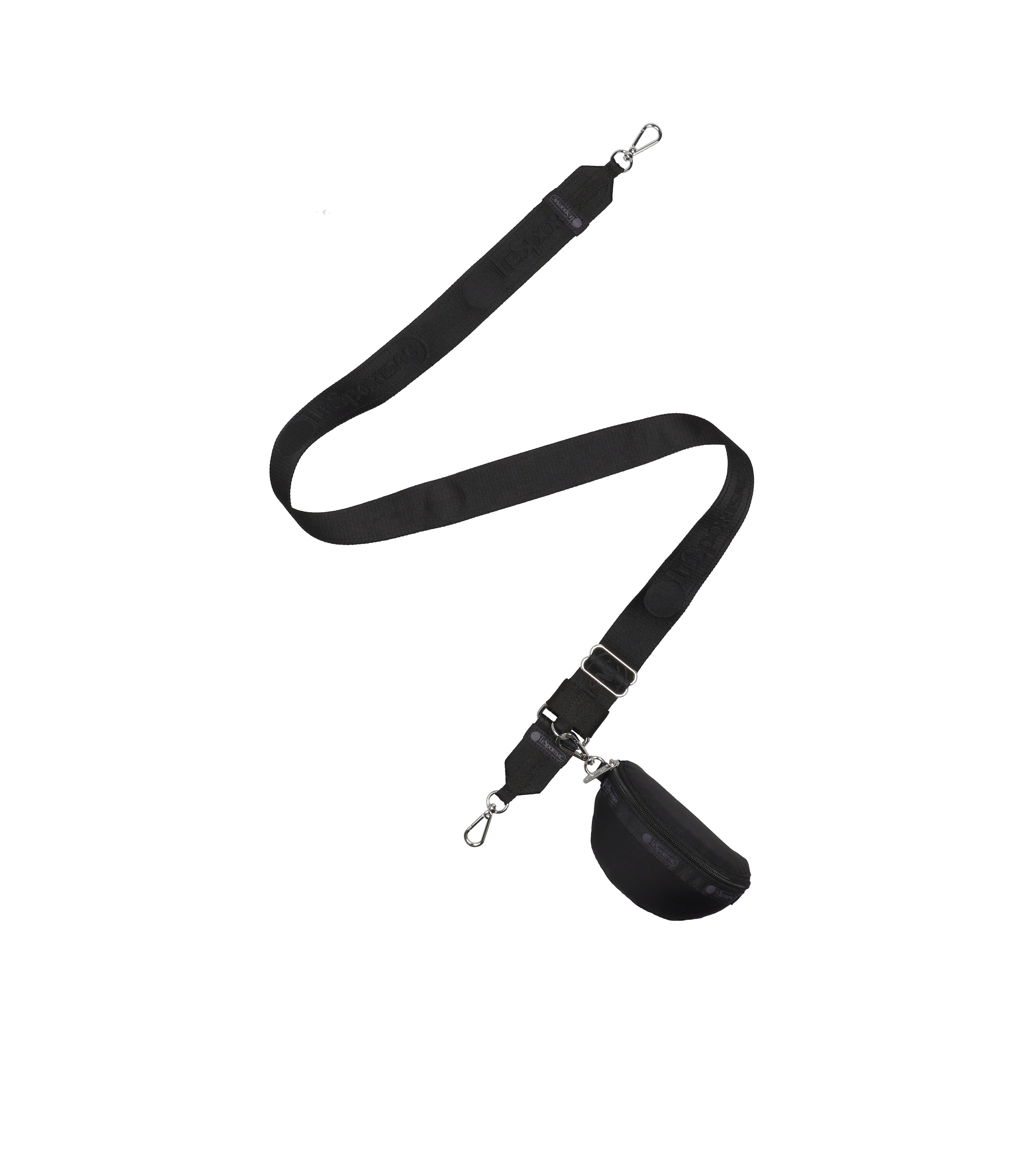 Black Tonal Logo Strap