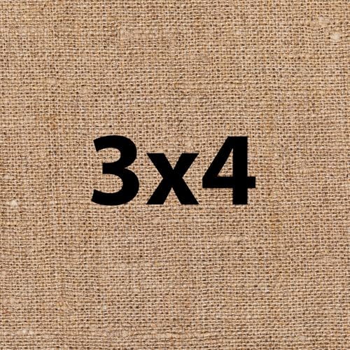 Burlap 3X4 Inches