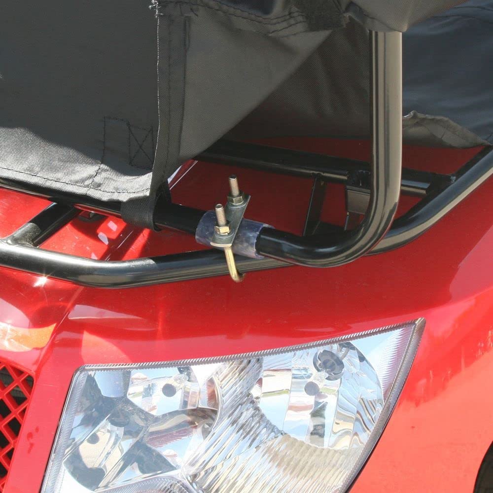 Black ATV Cab Enclosure Canopy Cover - Waterproof & Windproof Protection for UTV/ATV - Perfect for Off-Roading, Hunting & Winter Riding