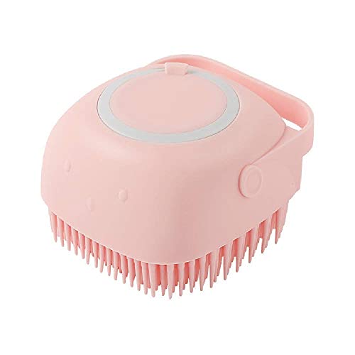 Soft Silicone Body Brush with Shampoo Dispenser - Skin Massage & Exfoliation for Shower & Bath