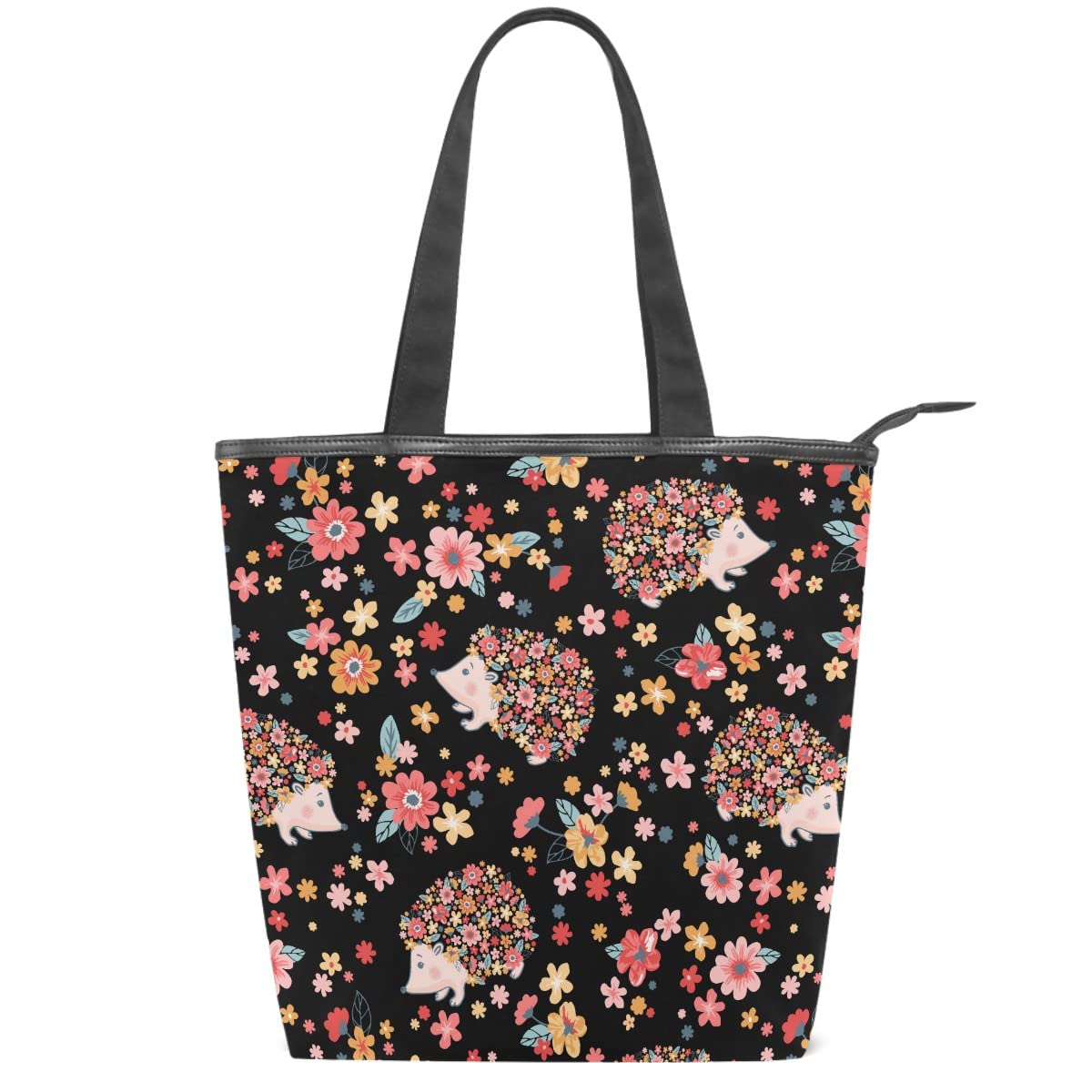 Stylish Canvas Tote Bag with Butterfly Design - Women's Fashion Shoulder Bag for Shopping, Work & Daily Use | Eco-Friendly Reusable Handbag Purse for Women | Perfect for Groceries, Beach Trips & Office Commute