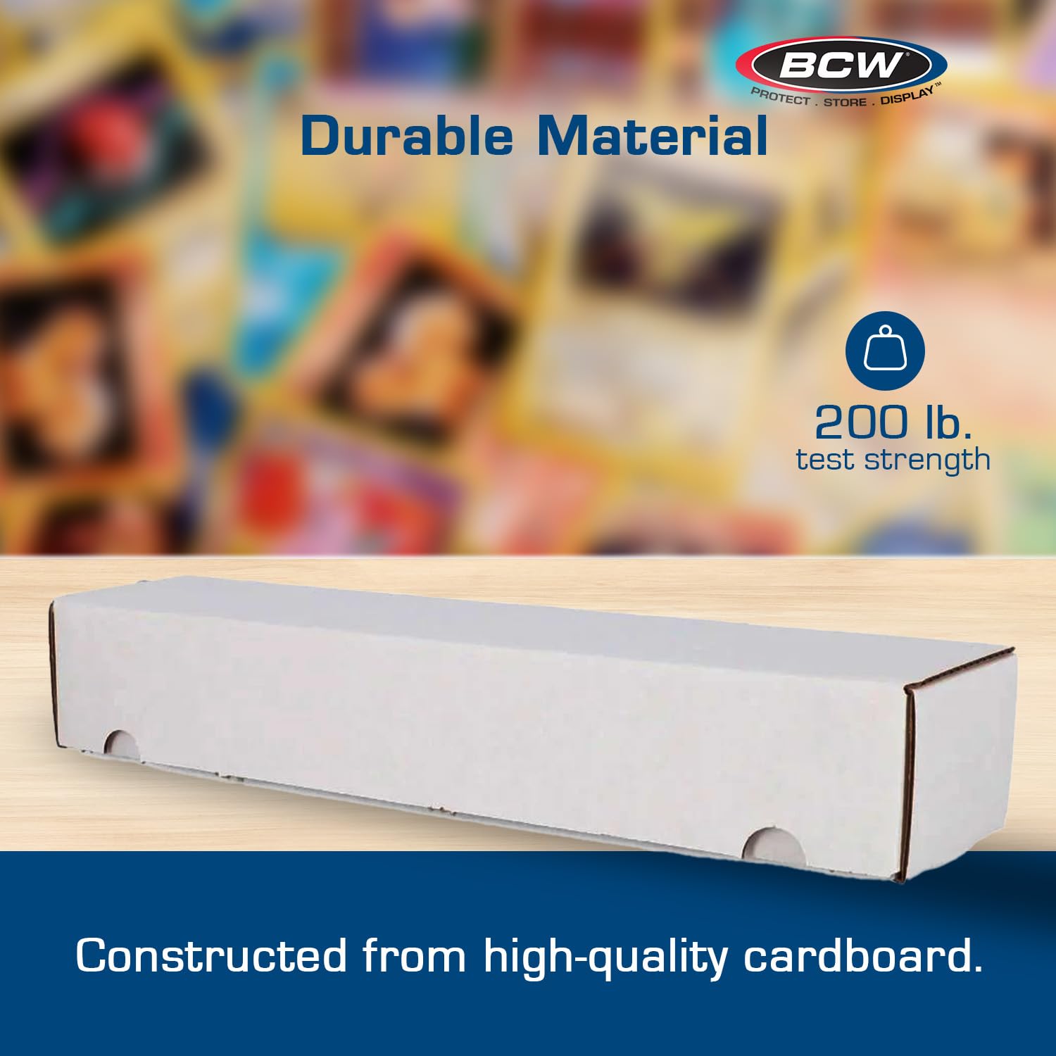 BCW 930 Count Trading Card Storage Box - 5 Pack | Durable Cardboard Organizer for Baseball, Basketball, Football, MTG, and Pokemon Cards | Perfect for Card Game Storage, Protection, and Organization | Easy Assembly | Ideal for Collectors, Tournaments, and Home Display