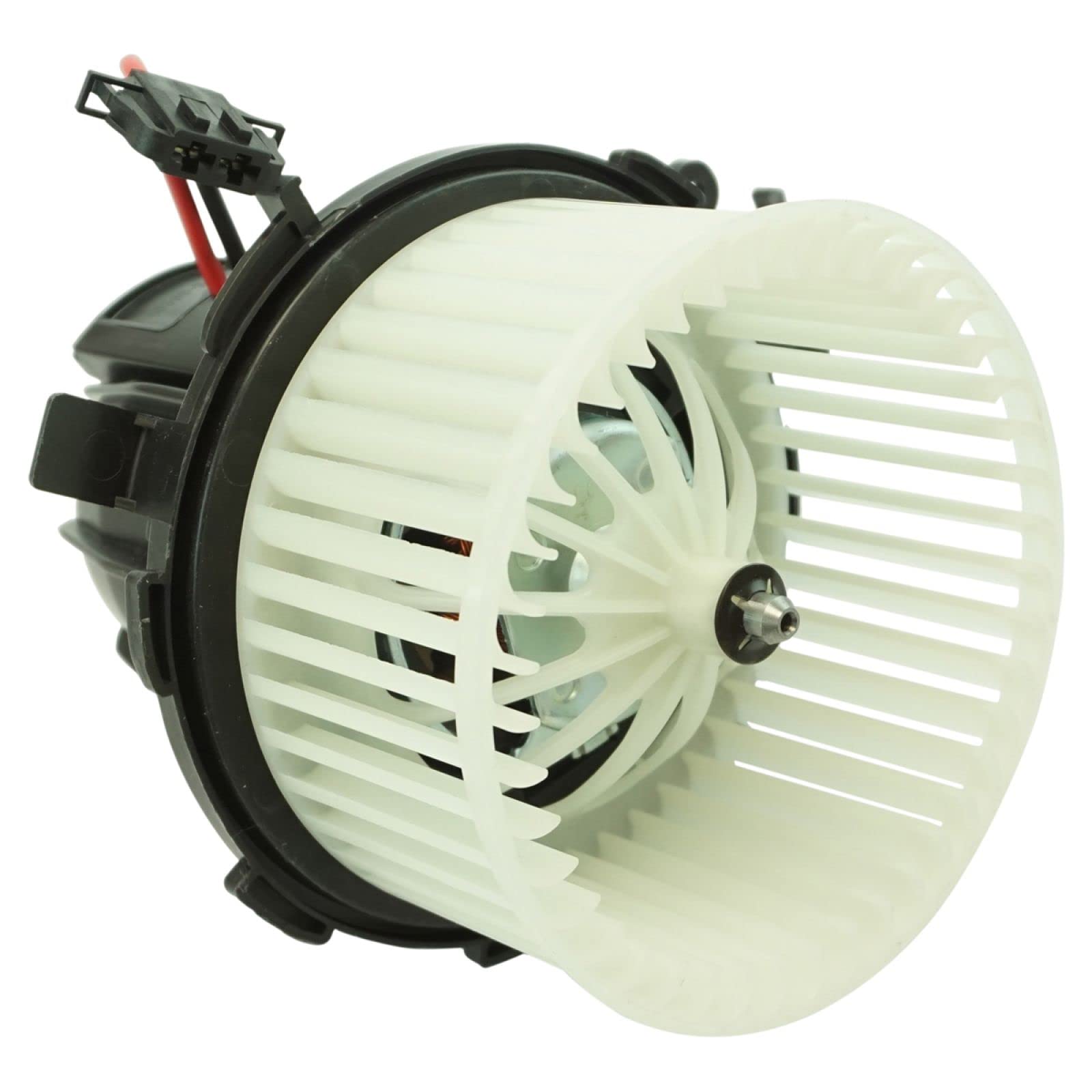 TRQ HVAC Blower Heater Motor Assembly with Wheel Compatible with Audi A4 A5 Q5 S4 S5 - Replacement Part for Cabin Air Heating & Cooling System