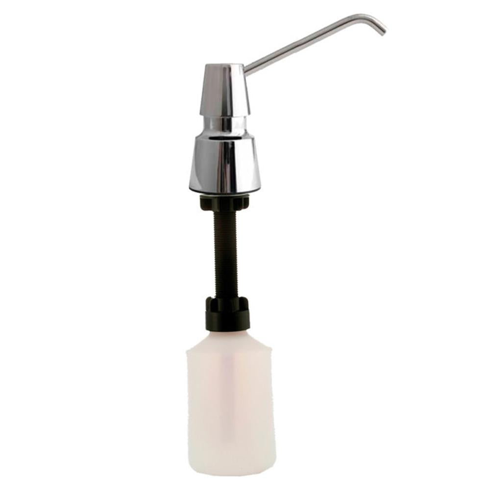 Bobrick B82316 20 oz Manual Foam Soap Dispenser - Countertop Mount, Bright White Finish | Ideal for Restaurants, Offices & Public Restrooms