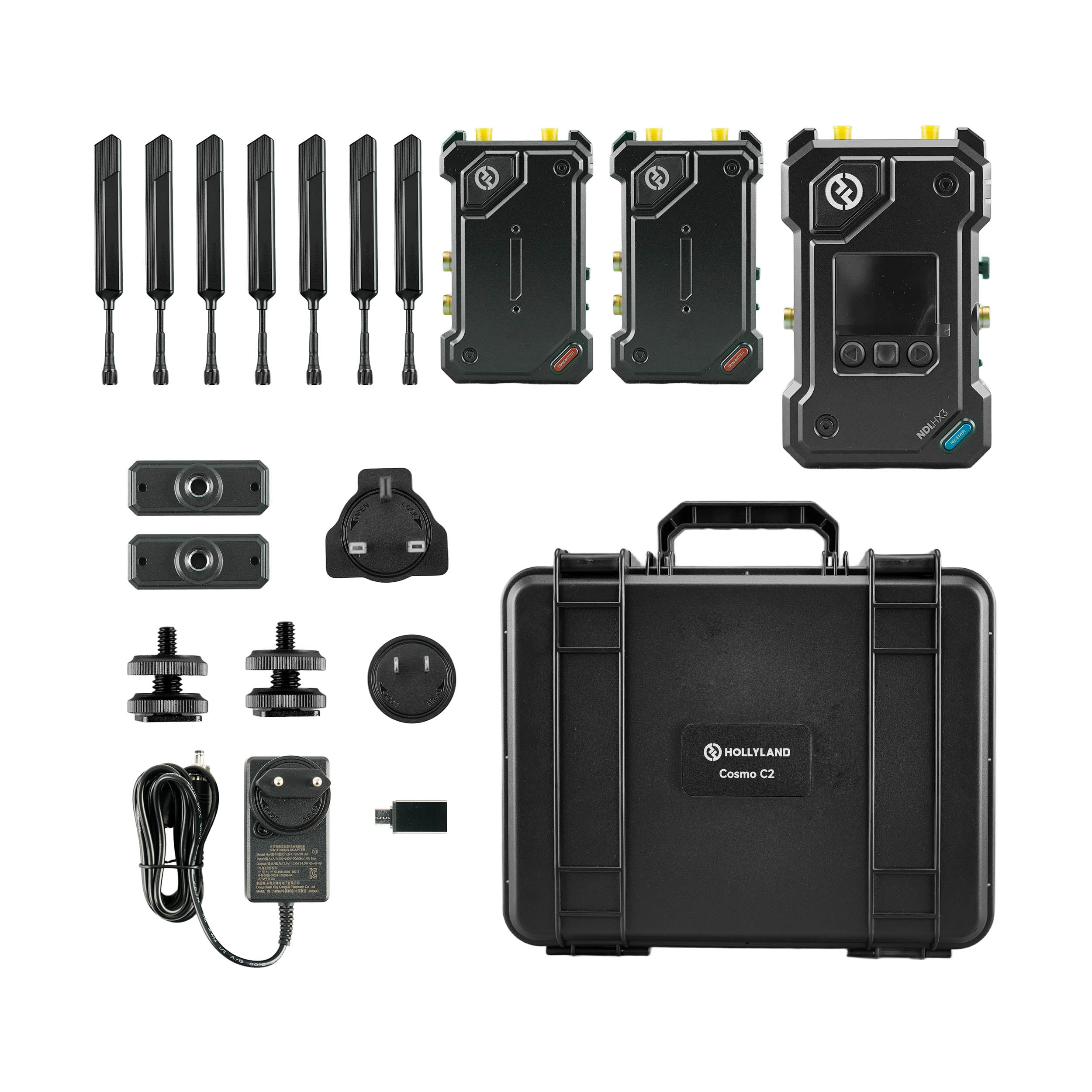 COSMO C2 Wireless SDI/HDMI Video Transmission System - Professional Wireless Video Transmitter & Receiver for Live Streaming, Broadcast & Film Production (Ideal for Events, Weddings & Remote Production)
