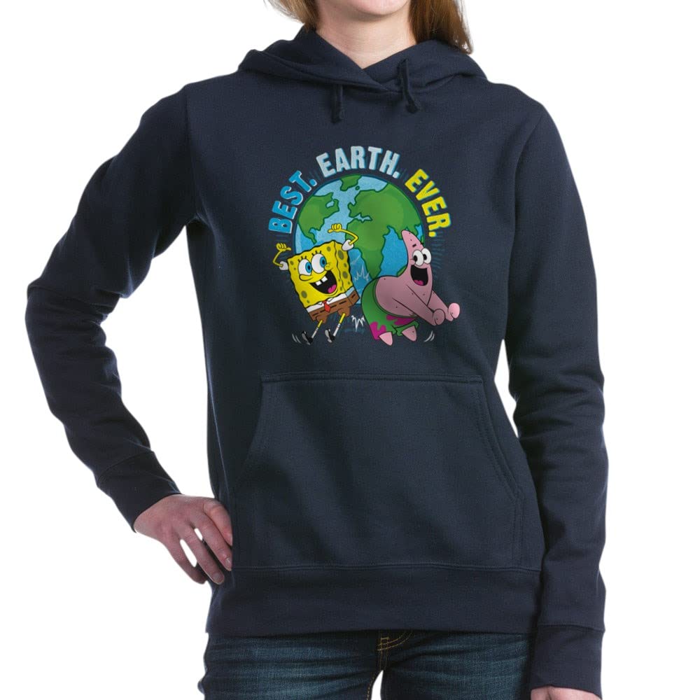 SpongeBob SquarePants Women's Hoodie Sweatshirt - Soft & Comfortable Pullover for Casual Wear, Lounge & Fan Gifts