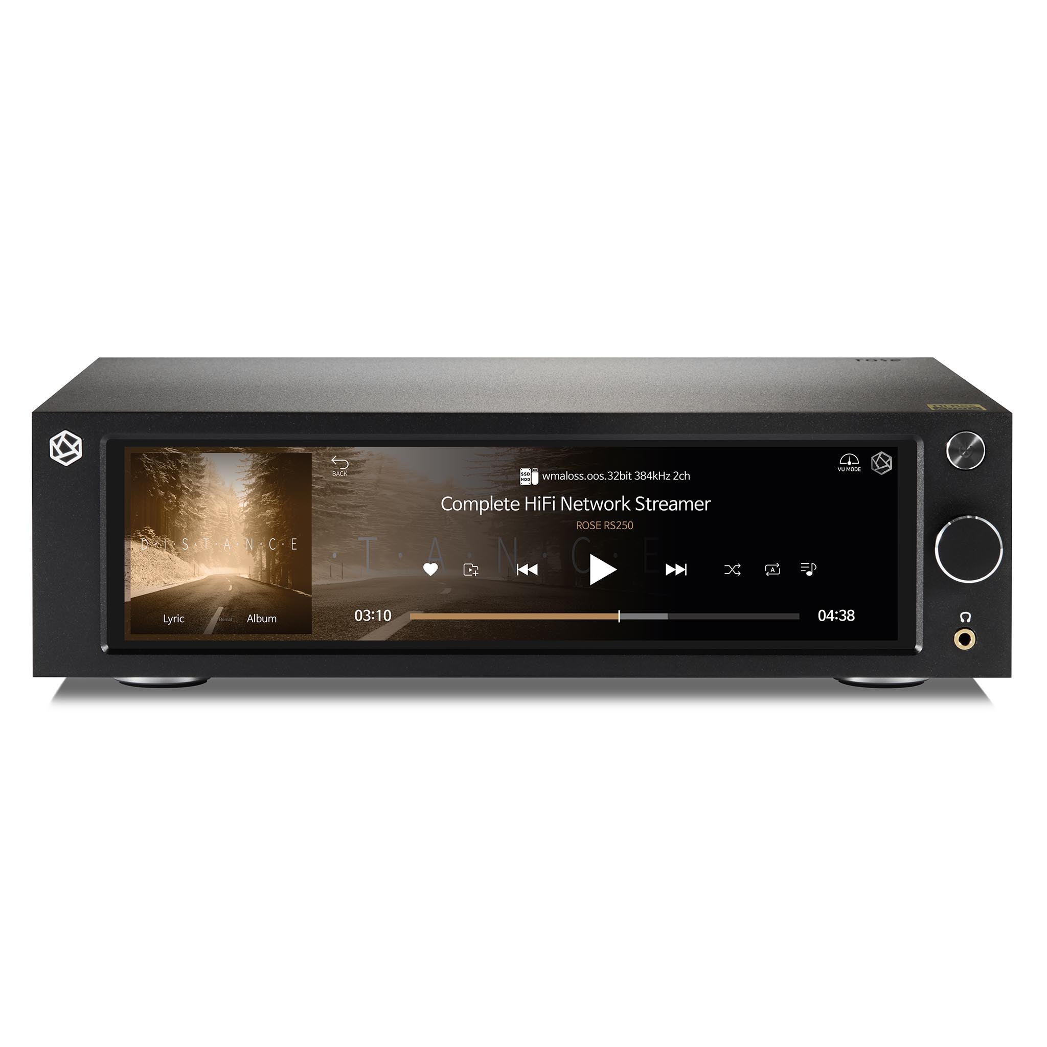 HiFi Rose RS250A High-End Network Audio Streamer - Premium Sound Quality for Home Theater & Audiophile Listening