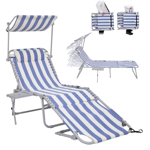 Deluxe-face Hole, Side Table & Canopy Blue/White