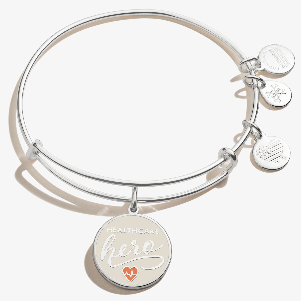 Healthcare Hero Charm Bangle - Inspirational Medical Jewelry for Nurses & Doctors - Perfect for Gifts, Appreciation & Daily Wear