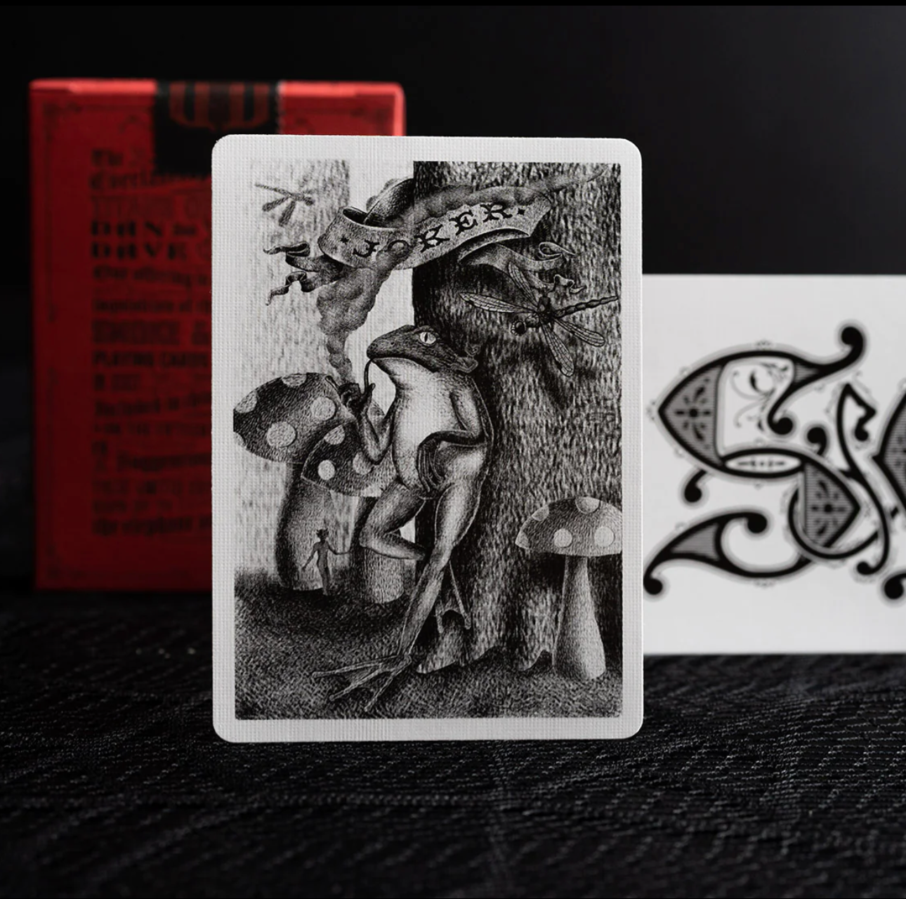 Smoke & Mirrors Red Rouge Playing Cards - Premium Collectible Deck for Magic Tricks, Cardistry & Poker Games - Perfect for Magicians, Card Players & Gift Giving