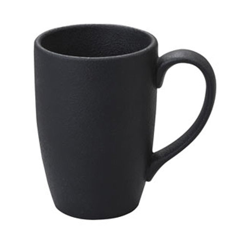 Ariane 922531 10 oz Black Dazzle Coffee Mug Set of 6 - Perfect for Office, Home, or Restaurant Use