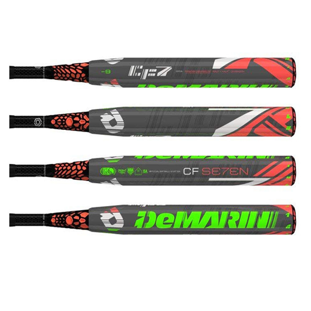 DeMarini CF7 CF815 Fastpitch Softball Bat - Gray/Green Red 2 1/4 Barrel - 2015 Model - Perfect for Competitive Fastpitch Games & Training