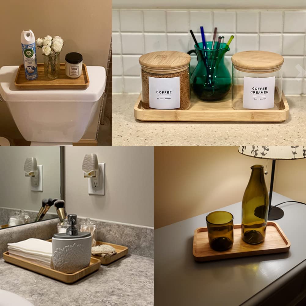 Premium Bamboo Vanity Tray - 11.8