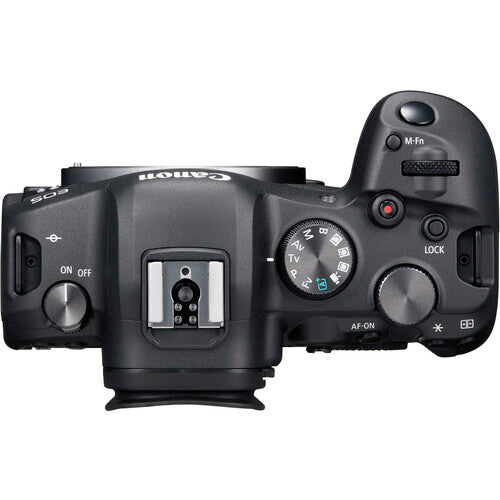Canon EOS R6 Full Frame Mirrorless Camera Body with BG-R10 Battery Grip, Monopod, Microphone & SanDisk 64GB Memory Card - Professional Photography & Videography Kit for Travel, Events & Content Creation