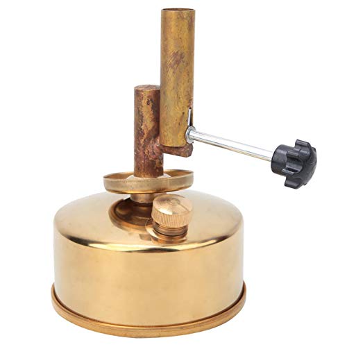 Premium Copper Alcohol Blast Lamp - High-Temperature Heating Tool for Laboratory Experiments, Welding & Metal Bending | Portable Alcohol Blowtorch for DIY Projects, Jewelry Making & Scientific Research