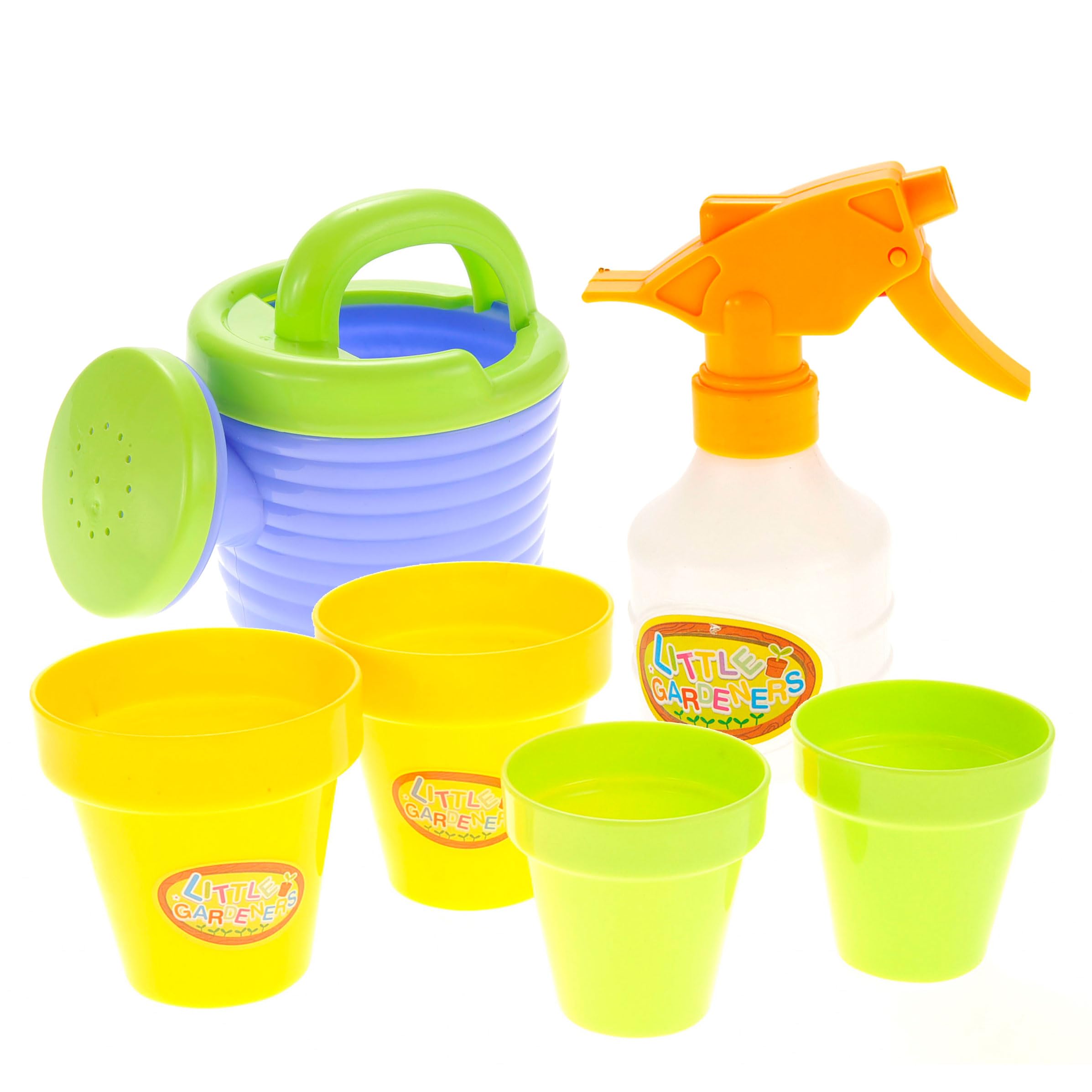 PowerTRC 15-Piece Kids Gardening Toy Set with Wagon - Outdoor Toddler Garden Tools for Sand, Beach & Yard Play - Pretend Play, Outdoor Activities & Educational Fun