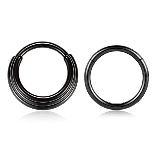 Style2:Black with Triple Stacked