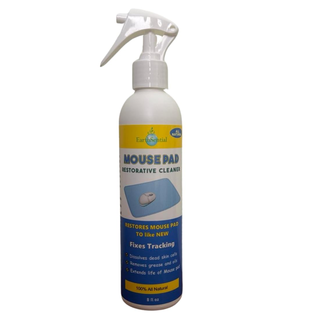 Mouse Pad Restorative Cleaner - Deep Cleaning Solution for Gaming & Office Mouse Pads | Removes Dirt, Stains & Odors | Perfect for Gamers, Professionals & Home Use
