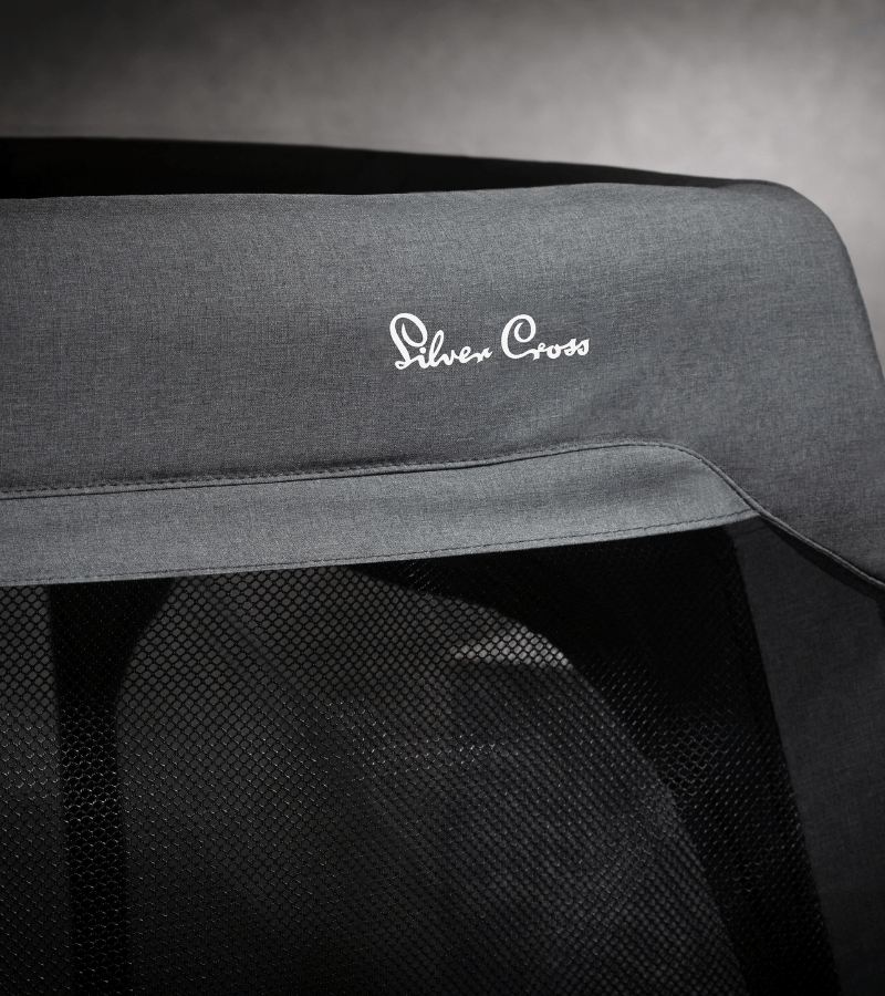 Silver Cross Slumber Travel Crib - Portable Baby Bed with Carbon Frame | Lightweight Foldable Crib for Travel, Home & Nursery Use | Perfect for Newborns & Toddlers