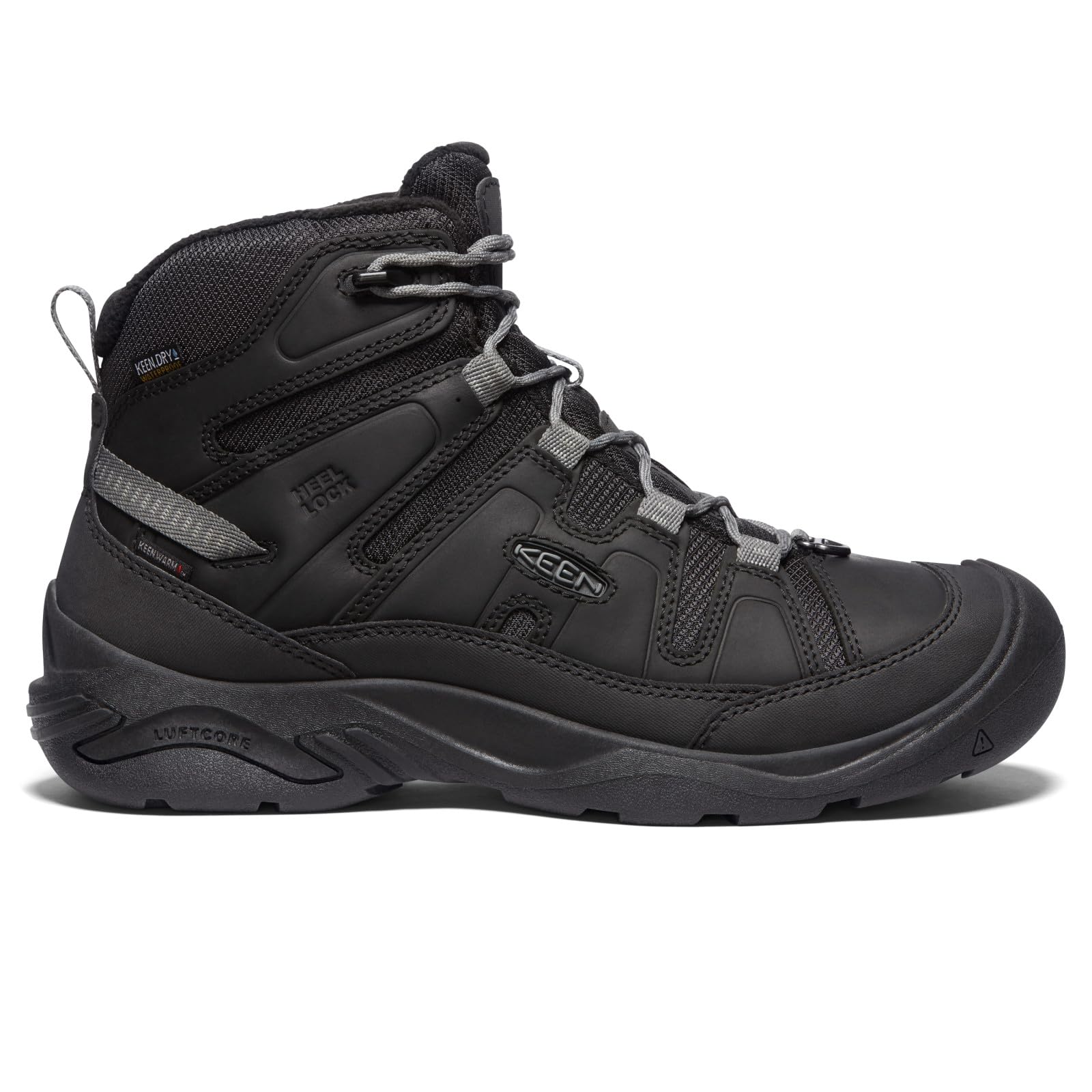KEEN Men's Circadia Mid Height Polar Insulated Waterproof Hiking Boots - Winter Snow Trekking & Outdoor Adventure Footwear for Cold Weather Hiking