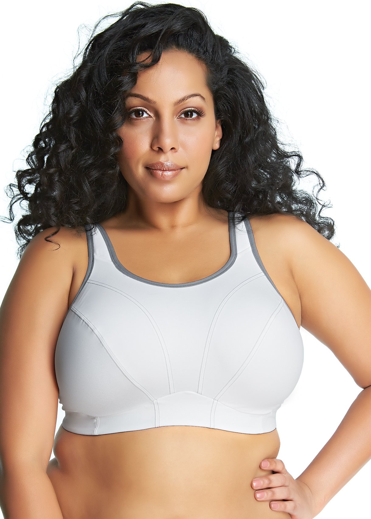 GODDESS Women's Wireless Soft Cup Sports Bra - Comfortable Yoga Workout Bra for Running, Gym & Active Wear