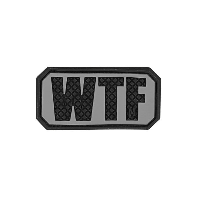 WTF Funny Morale Patch - Tactical Hook and Loop Patch for Military, Police, EMS - Perfect for Backpacks, Vests & Gear (3-Pack)