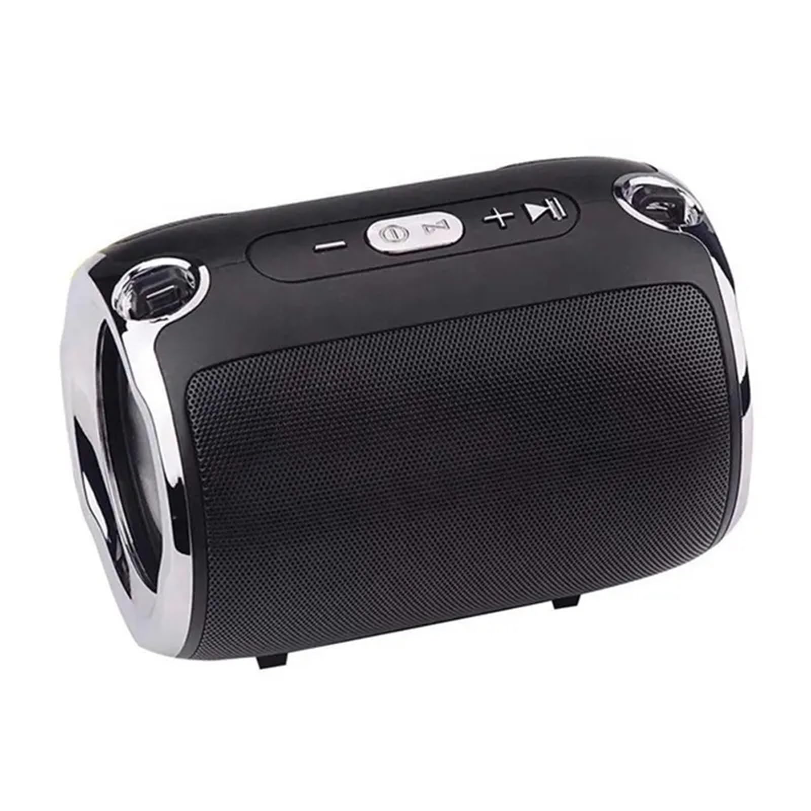 Portable Bluetooth Speaker with Wireless Subwoofer - Mini Waterproof Outdoor Speaker for Party, Travel, Beach & Camping - High Bass Wireless BT Speaker (Black)